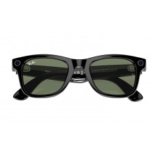 Ray-Ban Meta AI Glasses Wayfarer RW4006 Shiny Black + G15 green  (601/71/50)