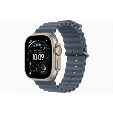 Apple Watch Ultra 3 49mm Natural Ocean Band Anchor Blue