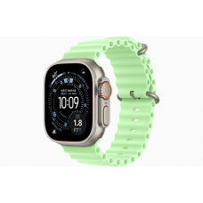 Apple Watch Ultra 3 49mm Natural Ocean Band Neon Green