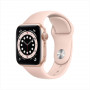 Apple Watch Series 6, 40 мм, алюминий золотистого цвета, спортивный ремешок цвета «розовый песок»