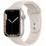 Apple Watch Series 7, 45 мм, алюминий цвета «сияющая звезда», спортивный ремешок «сияющая звезда»