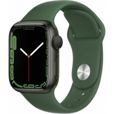 Apple Watch Series 7, 41 мм, алюминий зеленого цвета, спортивный ремешок «зелёный клевер»