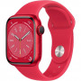 Apple Watch Series 8, 45 мм, алюминий красного цвета, ремешок из силиконовых нитей (PRODUCT)RED