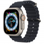 Apple Watch Ultra, 49 мм, титановый корпус, спортивный ремешок «полуночный океан»