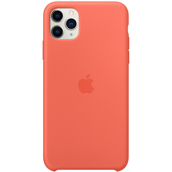 Силиконовый чехол Apple Silicone Case для iPhone 11 Pro Max Clementine Orange оранжевый