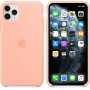 Силиконовый чехол Apple Silicone Case для iPhone 11 Pro Max Grapefruit розовый