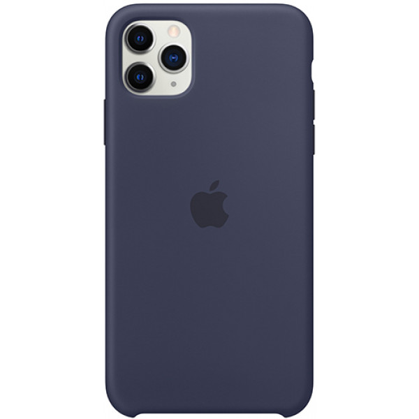 Силиконовый чехол Apple Silicone Case для iPhone 11 Pro Max Midnight Blue синий