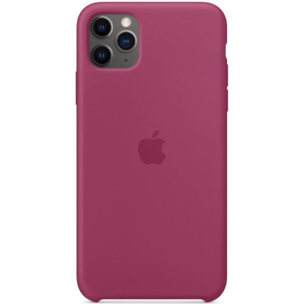 Чехол Apple Silicone Case для iPhone 11 Pro Max Pomegranate силиконовый розовый