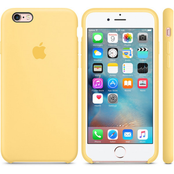 Чехол Apple Silicone Case для iPhone 6/6s Yellow силиконовый желтый
