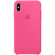 Силиконовый чехол Apple Silicone Case для iPhone XS Max Dragon Fruit розовый