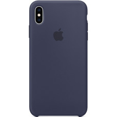 Силиконовый чехол Apple Silicone Case для iPhone XS Max Midnight Blue синий