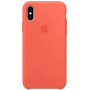 Чехол Apple Silicone Case для iPhone XS Max Nectarine оранжевый