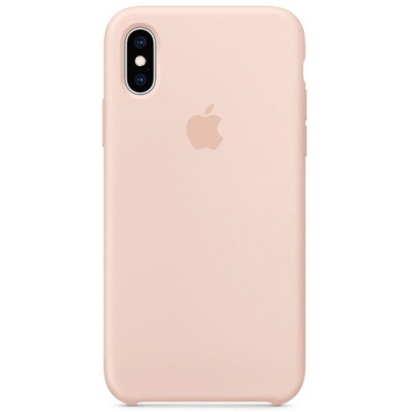Чехол Apple Silicone Case для iPhone XS Max Pink Sand силиконовый розовый