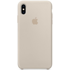 Чехол Apple Silicone Case для iPhone XS Max Stone силиконовый бежевый