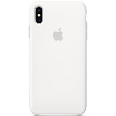 Чехол Apple Silicone Case для iPhone XS Max White силиконовый белый