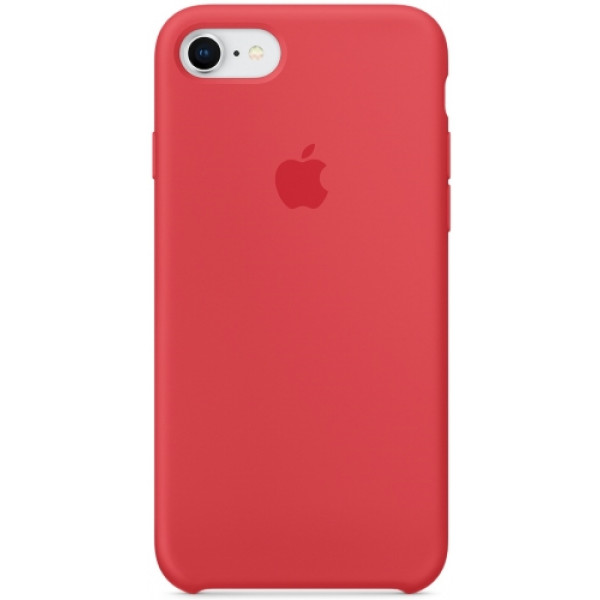Чехол Apple Silicone Case iPhone 8/7 Red Raspberry красный