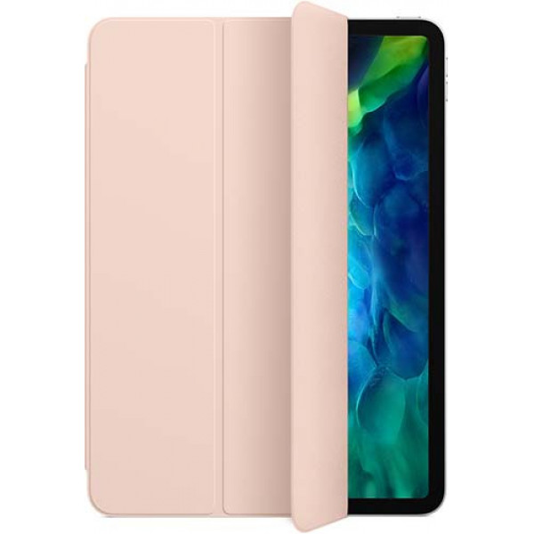 Чехол книжка для планшета Apple Smart Folio для iPad Pro 11" Pink Sand розовый из эко кожи