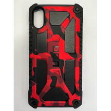 Чехол UAG Monarch Series Case для iPhone XR красный камуфляж (Red)