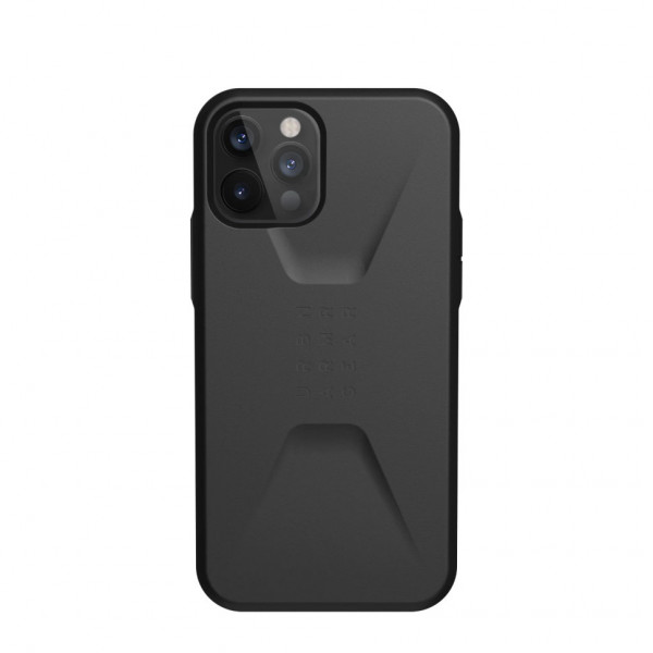 Чехол UAG Civilian Series Case для iPhone 12/12 Pro черный (Black)