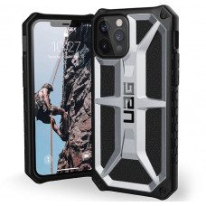Чехол UAG Monarch Series Case для  iPhone 12/12 Pro серебристый (Silver)