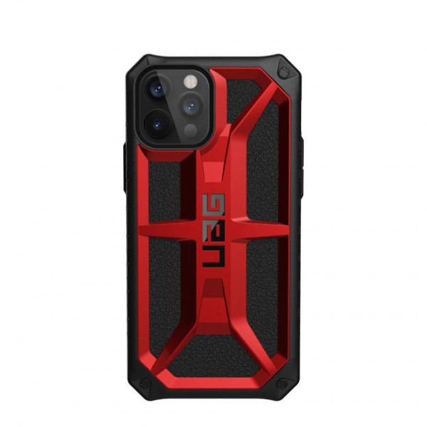 Чехол UAG Monarch Series Case для  iPhone 12/12 Pro красный (Crimson)