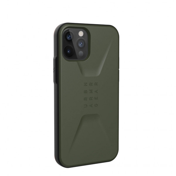 Чехол UAG Civilian Series Case для iPhone 12 Pro Max оливковый  (Olive Drab)