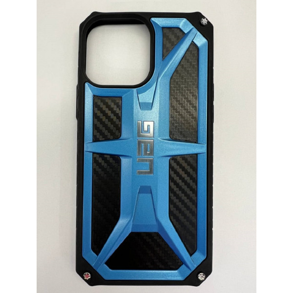 Чехол UAG Monarch Series Case для iPhone 13 Pro голубой карбон (Blue)