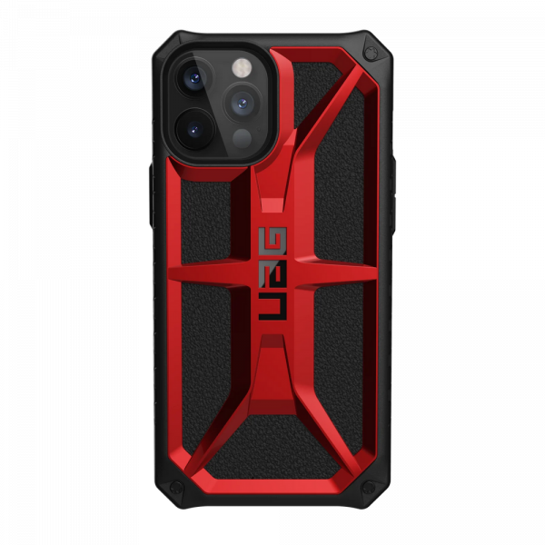 Чехол UAG Monarch Series Case для iPhone 12 Pro Max красный (Crimson)