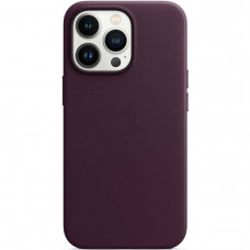 Чехол Apple Leather Case для Apple iPhone 13 Pro with MagSafe фиолетовый (Dark Cherry)