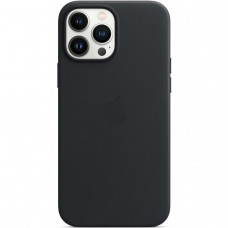 Чехол Apple Leather Case для Apple iPhone 13 Pro Max with MagSafe черный (Midnight)