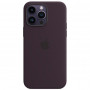 Чехол Apple iPhone 14 Pro Max Silicone MagSafe Deep Purple, баклажановый (Elderberry)
