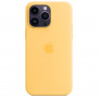 Чехол Apple iPhone 14 Pro Max Silicone MagSafe Yellow, желтый (Sunglow)