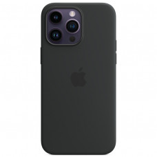 Чехол Apple iPhone 14 Pro Max Silicone MagSafe Black, черный - темная ночь  (Midnight)