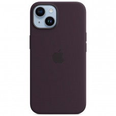 Чехол Apple iPhone 14 Silicone MagSafe Deep Purple, баклажановый (Elderberry)