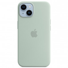 Чехол Apple iPhone 14 Silicone MagSafe Light green, светло-зеленый (Succulent)