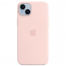 Чехол Apple iPhone 14 Plus Silicone MagSafe light pink, светло-розовый (Chalk Pink)