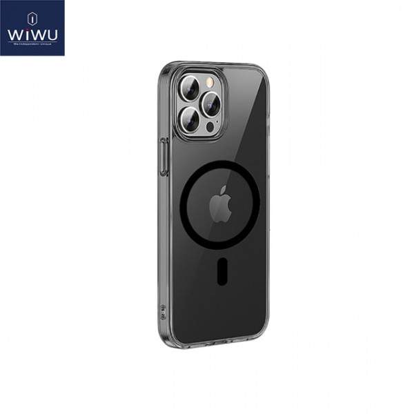 Чехол Wiwu Crystal Magnetic на iPhone 14 Pro Max, черный (Ash)