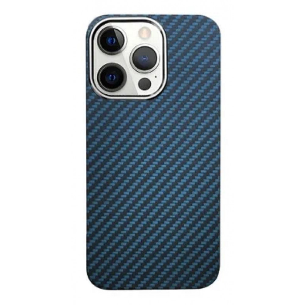 Купить Чехол K-Doo KEVLAR 0.65 mm на iPhone 14 Pro Max синий (Blue) в  Новосибирске по цене 3 800 р.