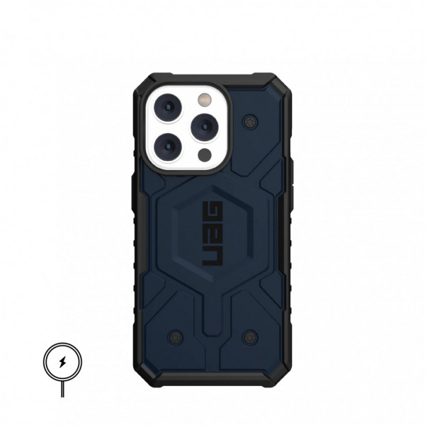Чехол UAG Pathfinder для iPhone 14 Pro Max синий Blue (Mallard)