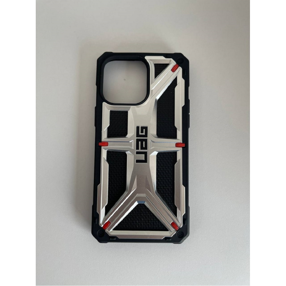 Чехол UAG Monarch Kevlar на iPhone 14 Pro Max (Серебряный)