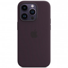 Чехол Apple iPhone 14 Pro Silicone MagSafe Deep Purple, баклажановый (Elderberry)