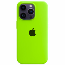 Силиконовый чехол Apple Silicone Case для iPhone 14 Pro Max Neon Green неоново-зеленый