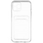 Чехол прозрачный TPU Card Case с картхолдером на iPhone 14 Pro Max (Ice)