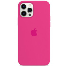Силиконовый чехол Apple Silicone Case для iPhone 13 Pro Max Fuxia Фуксия (Розовый)