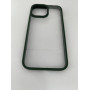 Чехол прозрачный TPU Case на iPhone 14 Plus v2 (Green ice)
