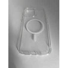 Чехол прозрачный TPU Case на iPhone 14 Plus c Magsafe v2 (Ice)