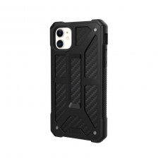 Чехол UAG Monarch Series Case для iPhone 11 чёрный карбон (Black Carbon)