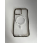 Чехол прозрачный TPU Case на iPhone 14 с Magsafe (Dark Ash)