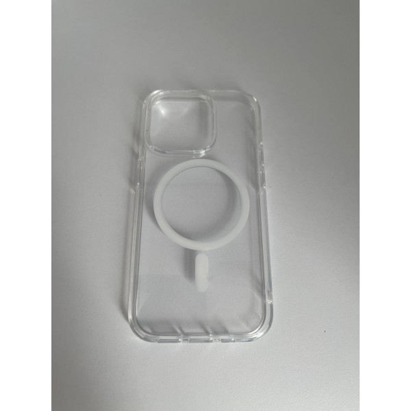 Чехол прозрачный TPU Case на iPhone 14 c Magsafe прозранчый (Ice)