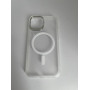 Чехол прозрачный TPU Case на iPhone 14 Plus c клипсой и Magsafe (Ice)